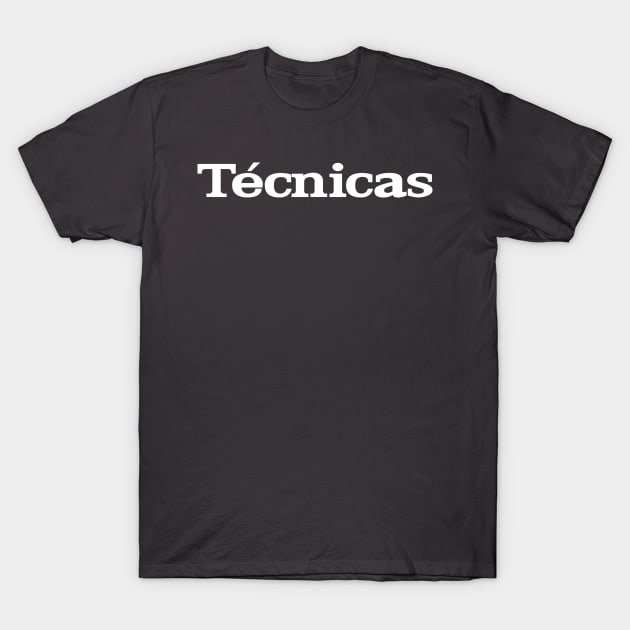 Technics (white logo) T-Shirt by weirdude